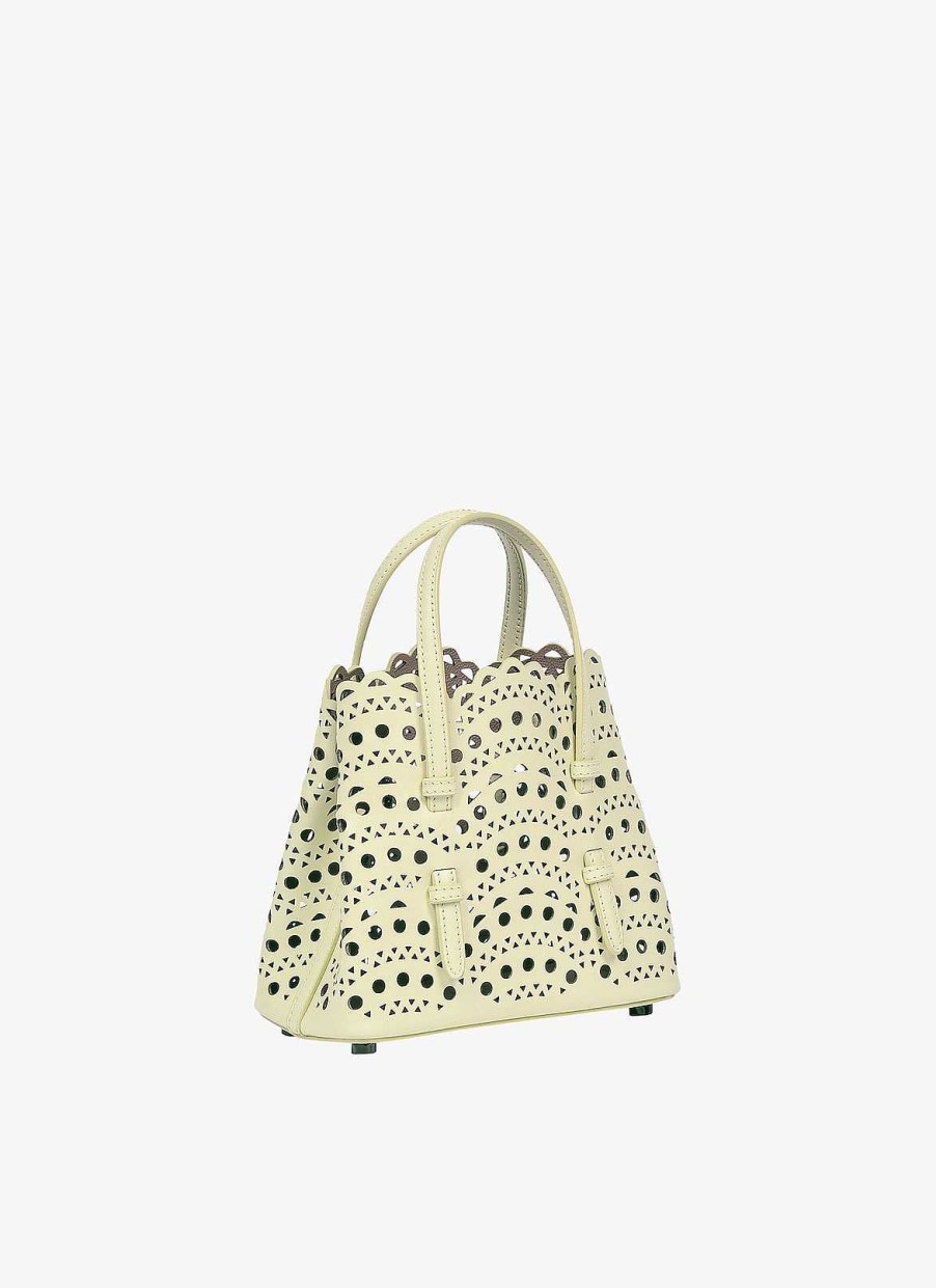 Sacs Alaïa | Sac Mina 16 En Cuir De Veau Avec Vagues