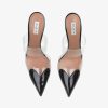 Chaussures Alaïa | Mule Forme Coeur En Veau Verni