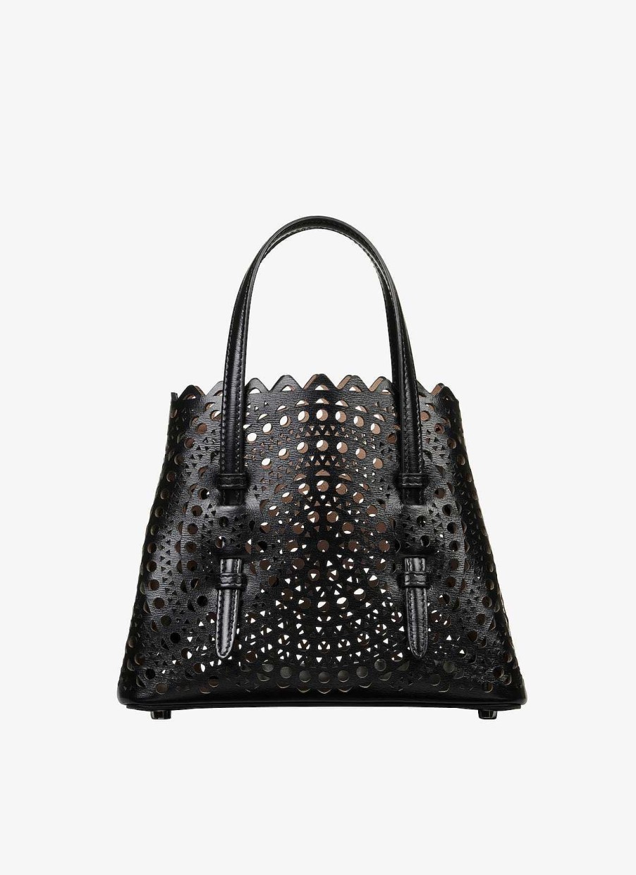 Sacs Alaïa | Sac Mina 25 En Luxueux Veau Vienne Ondule