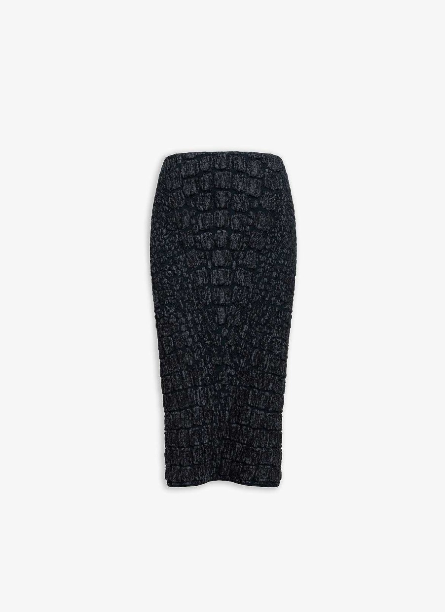 Pret A Porter Alaïa | Jupe Crayon Crocodile