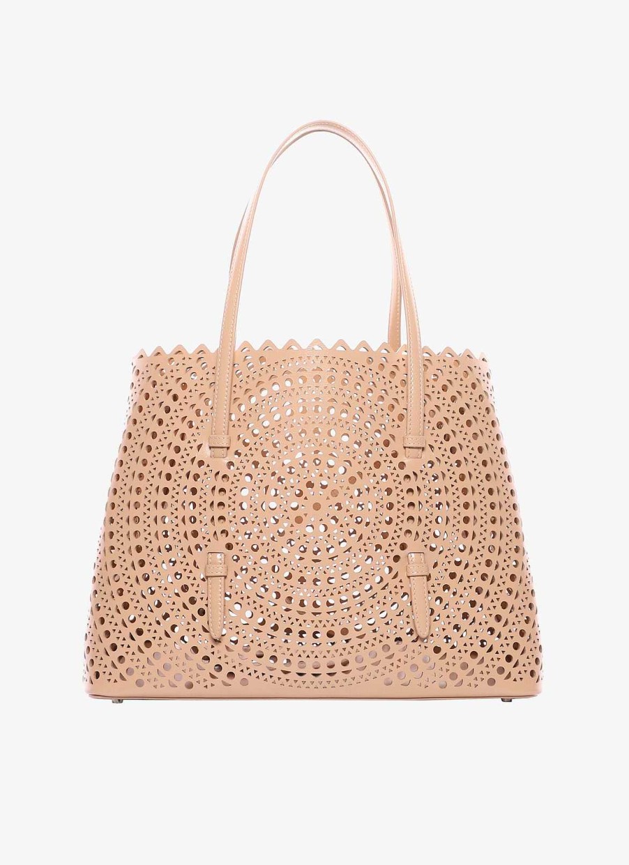 Sacs Alaïa | Sac Mina 32 En Luxueux Veau Vienne Ondule