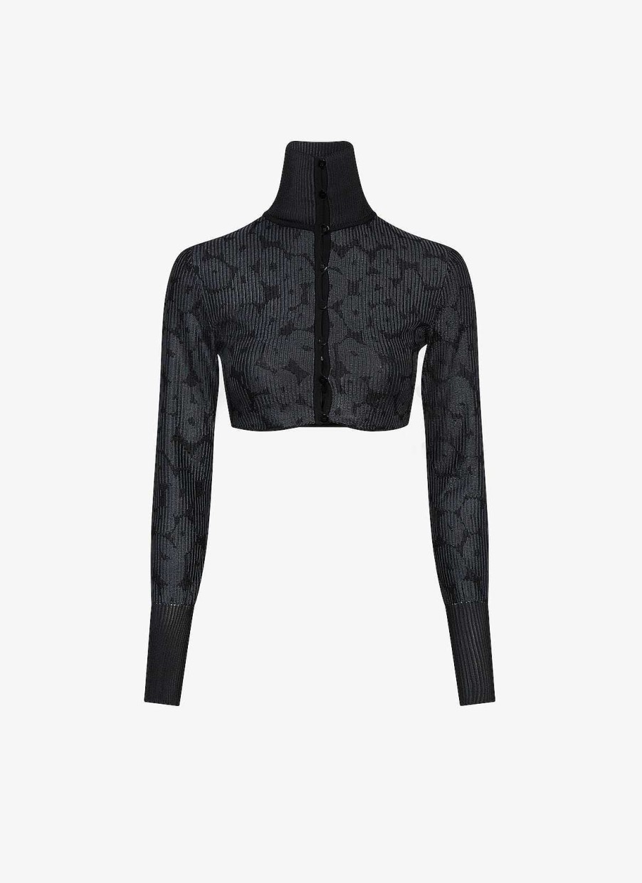 Pret A Porter Alaïa | Cardigan Crinoline En Jacquard