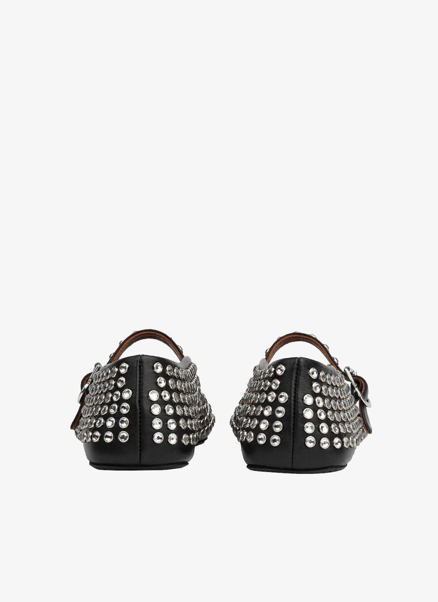 Chaussures Alaïa | Ballerines En Cuir D'Agneau Avec Strass