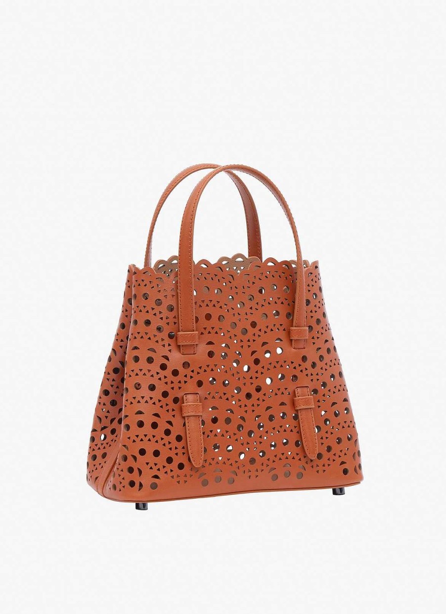 Sacs Alaïa | Sac Mina 25 En Luxueux Veau Vienne Ondule