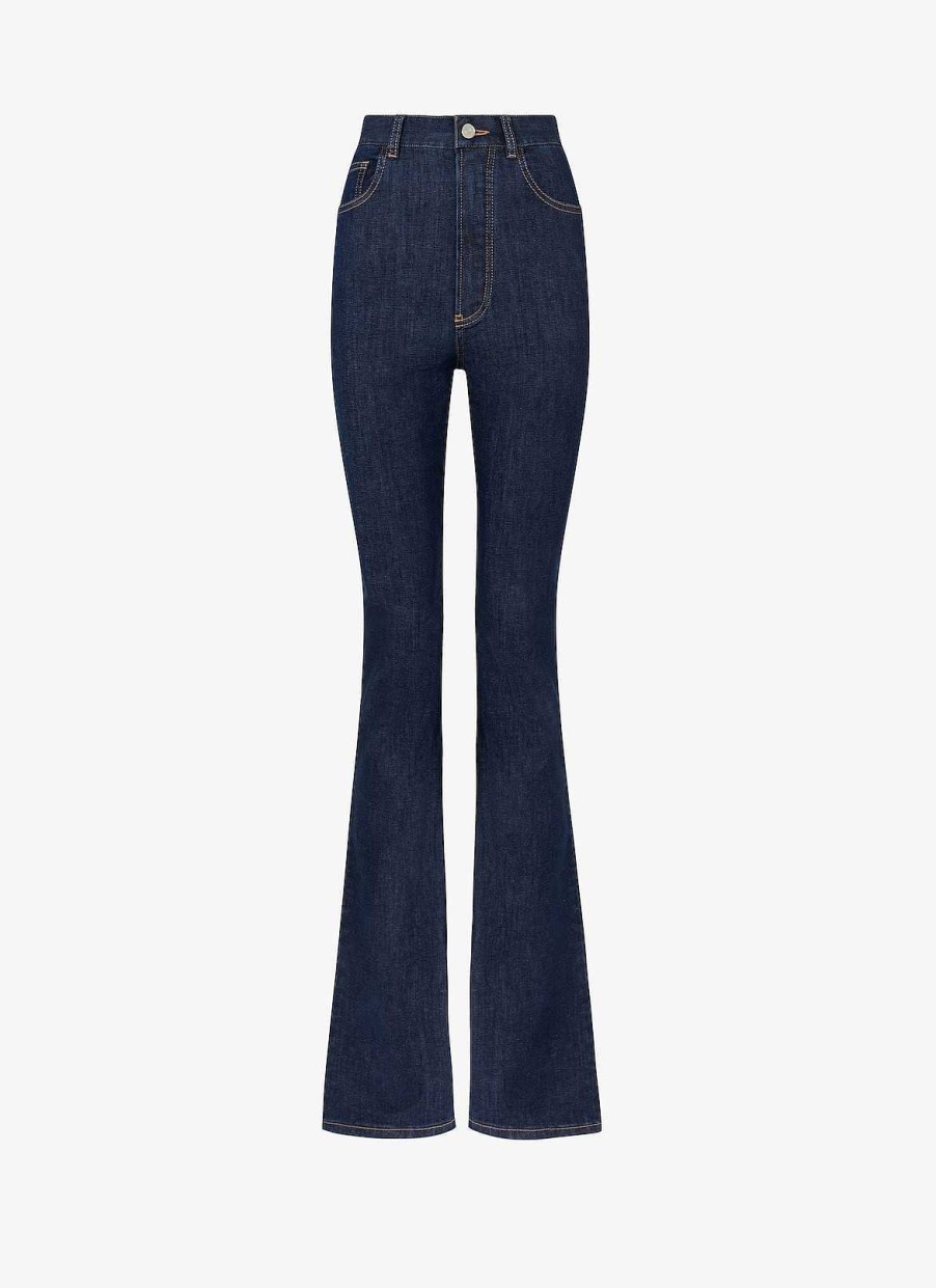 Pret A Porter Alaïa | Pantalon Long En Jean Bootcut