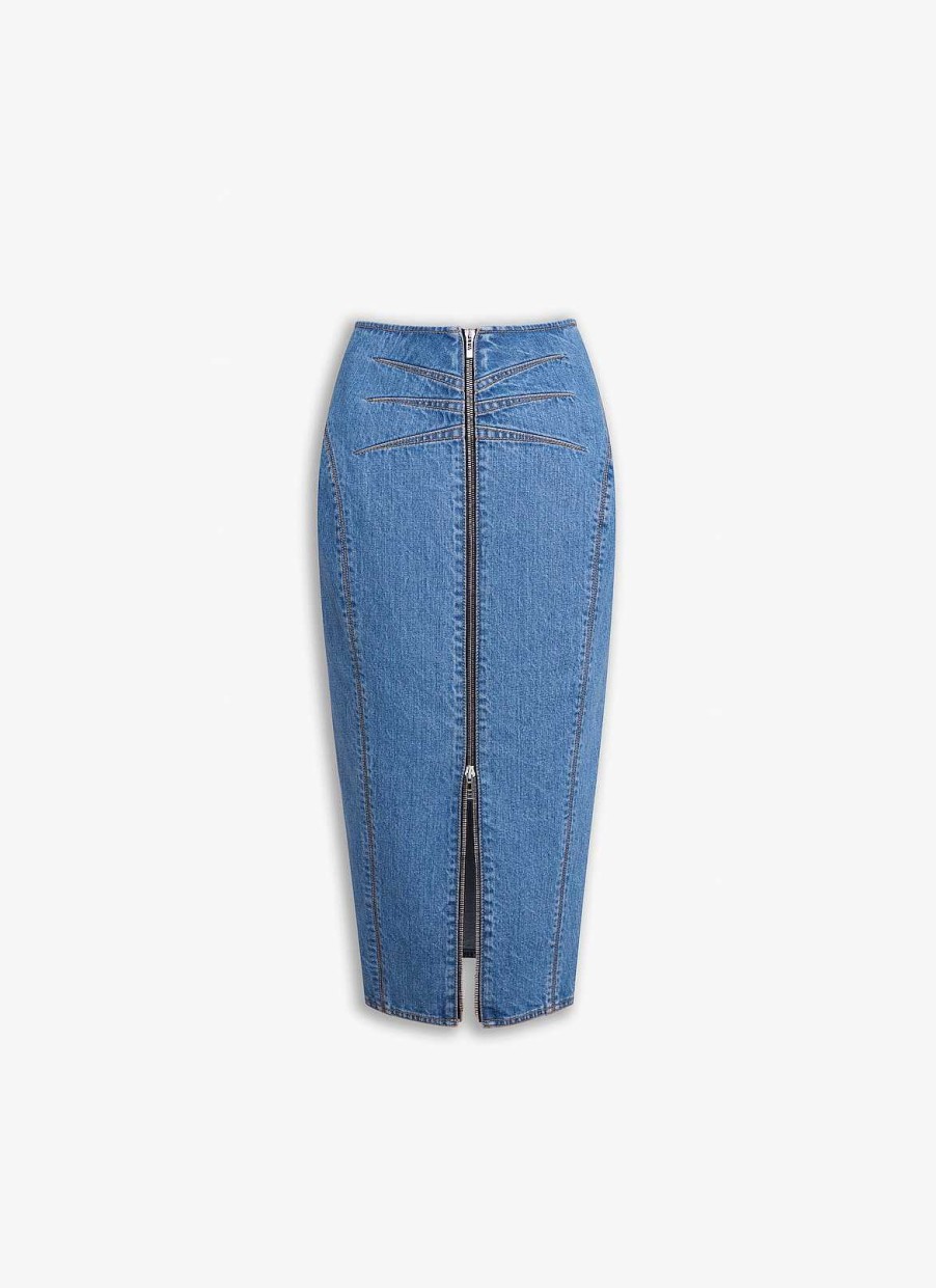 Pret A Porter Alaïa | Jupe Crayon En Jean