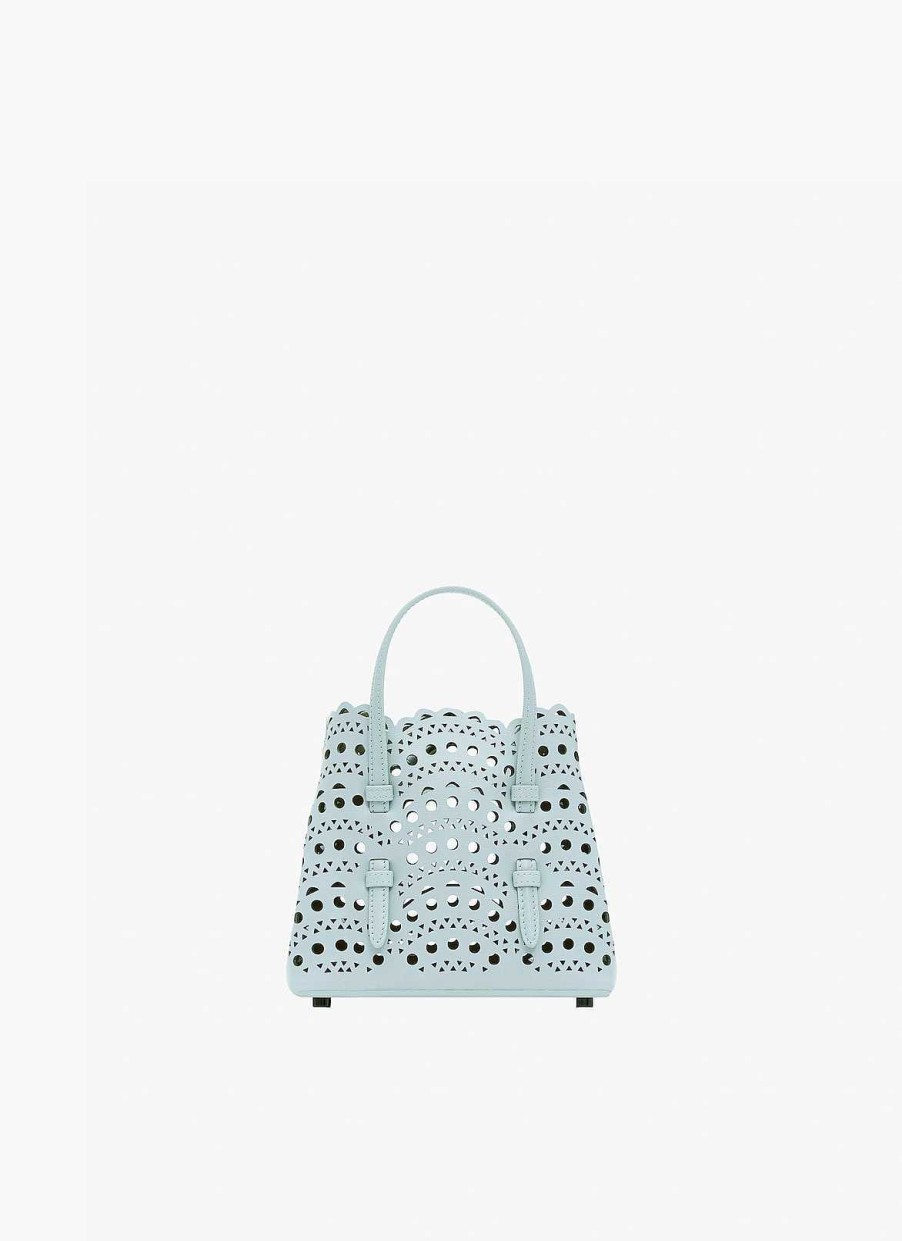 Sacs Alaïa | Sac Mina 16 En Luxueux Veau Vienne Ondule