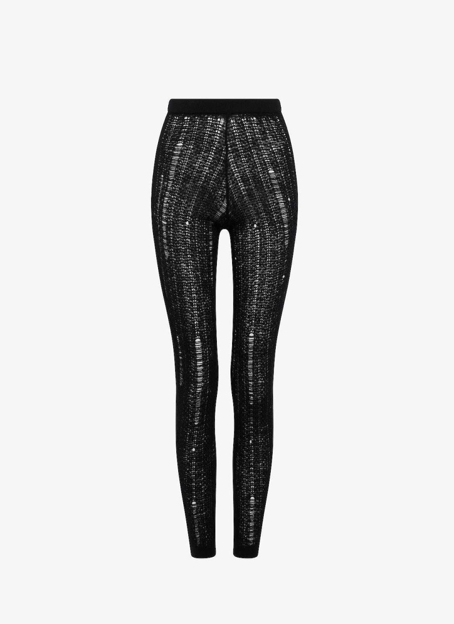 Pret A Porter Alaïa | Leggings En Tricot Effet Stretch