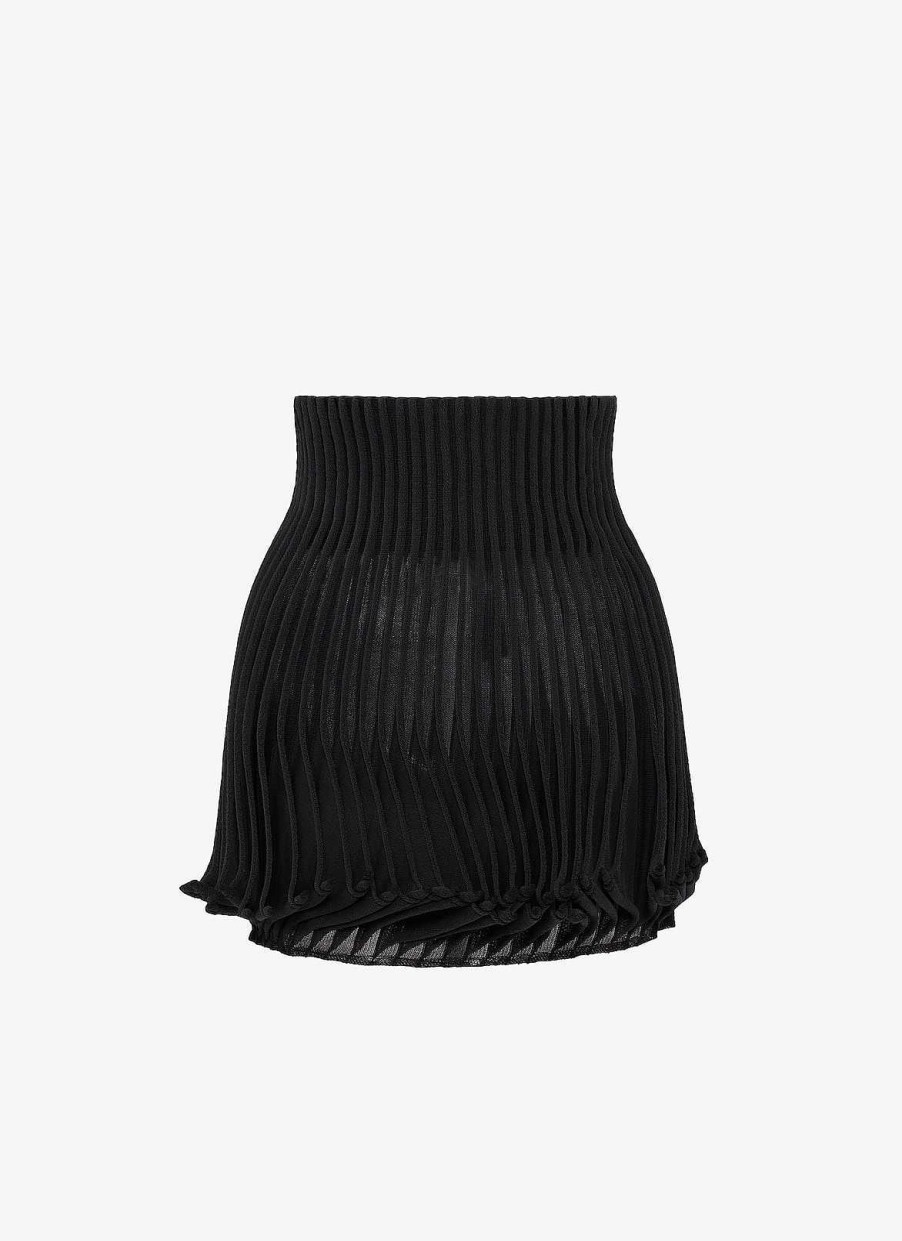 Pret A Porter Alaïa | Jupe Plissee En Maille