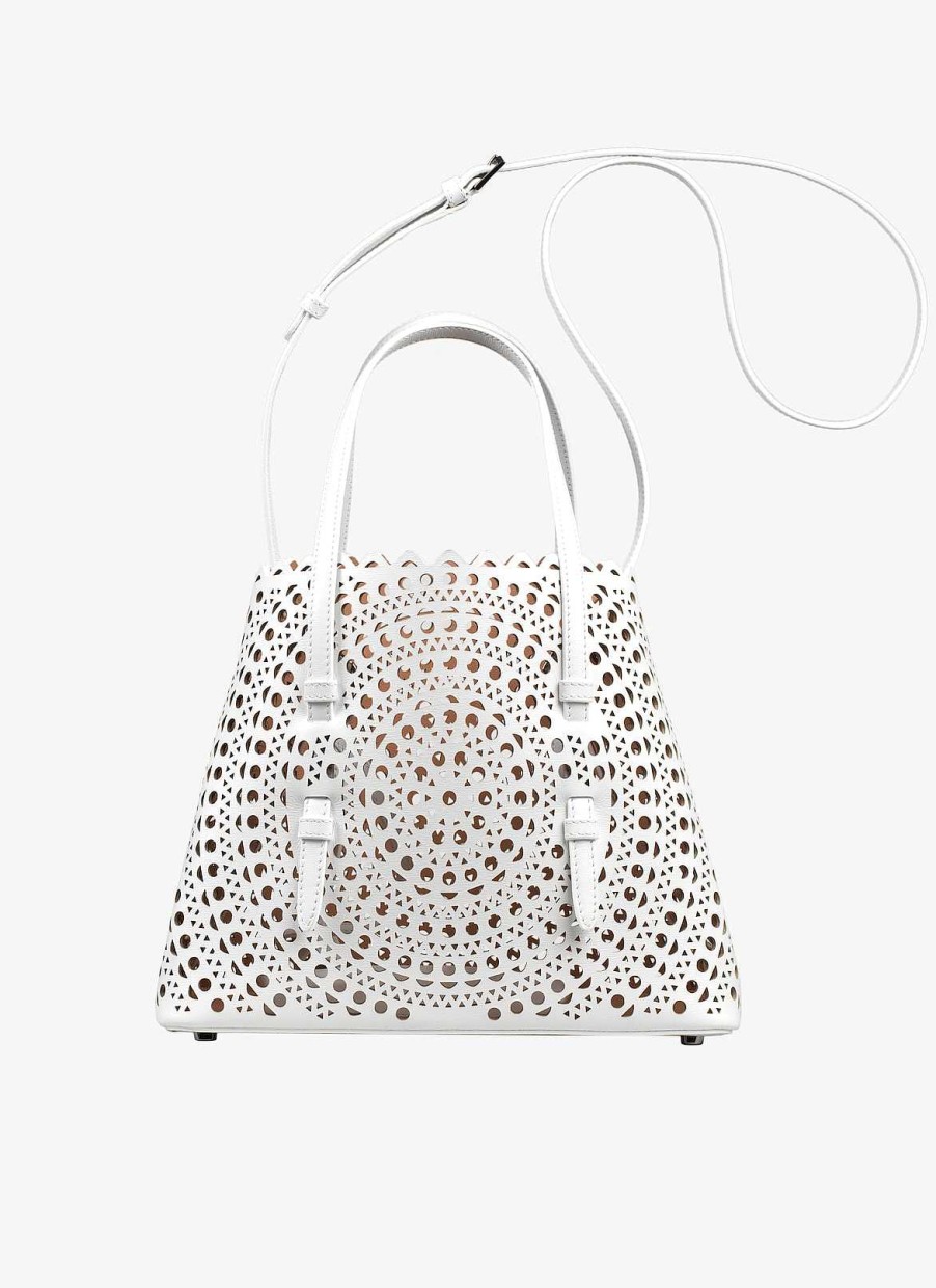 Sacs Alaïa | Sac Mina 25 En Luxueux Veau Vienne Ondule