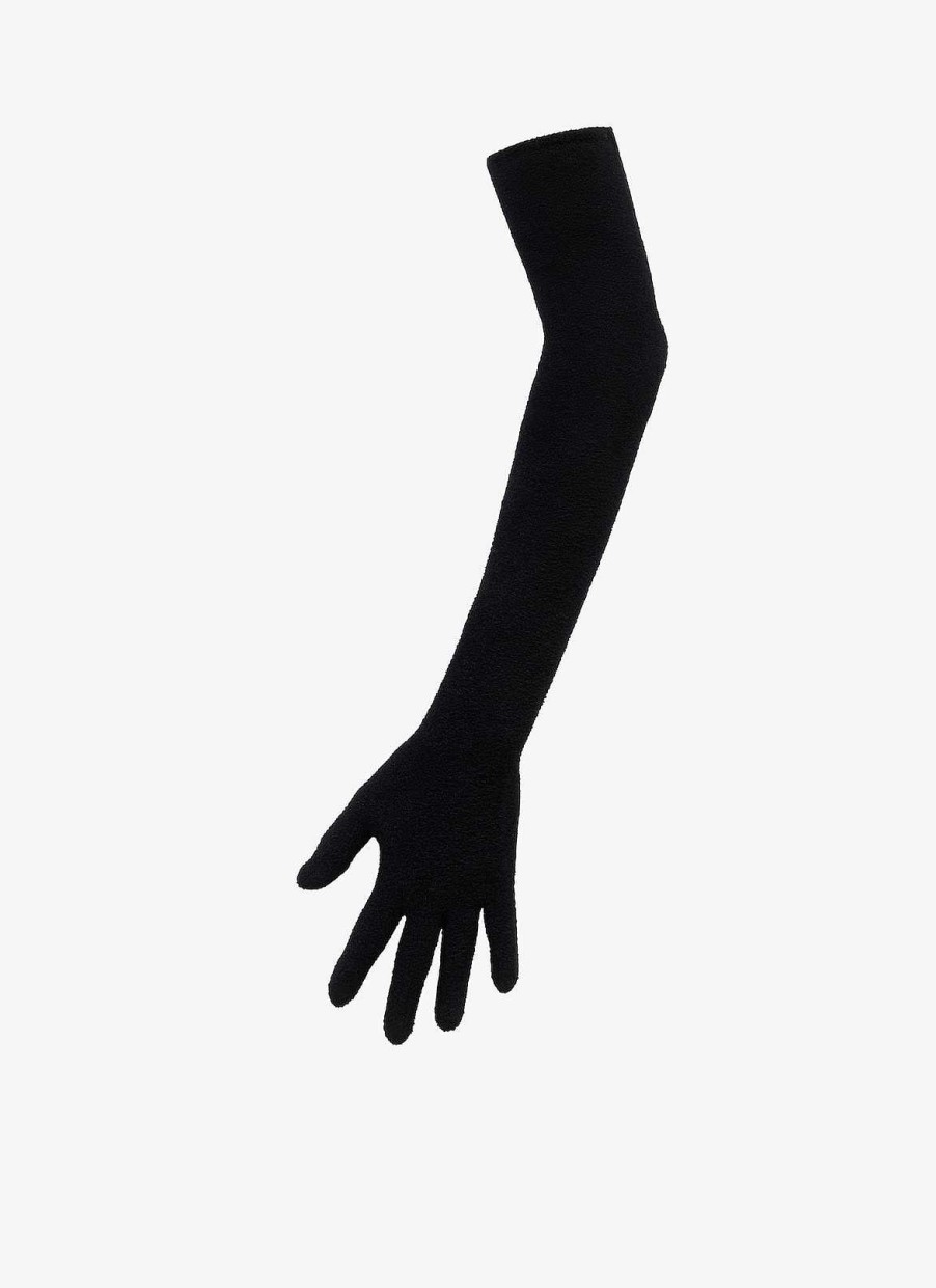 Accessoires Alaïa | Gants En Velours Poli