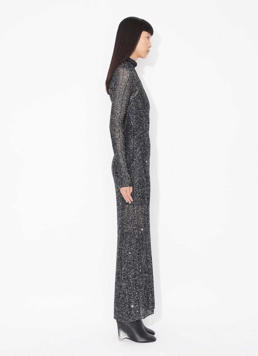 Pret A Porter Alaïa | Robe Col Montant A Sequins