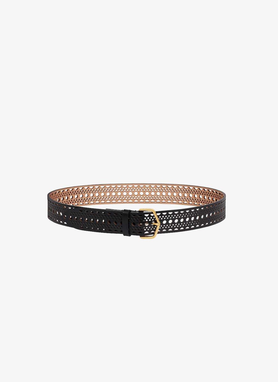 Accessoires Alaïa | Ceinture Neo Vienne En Cuir De Veau