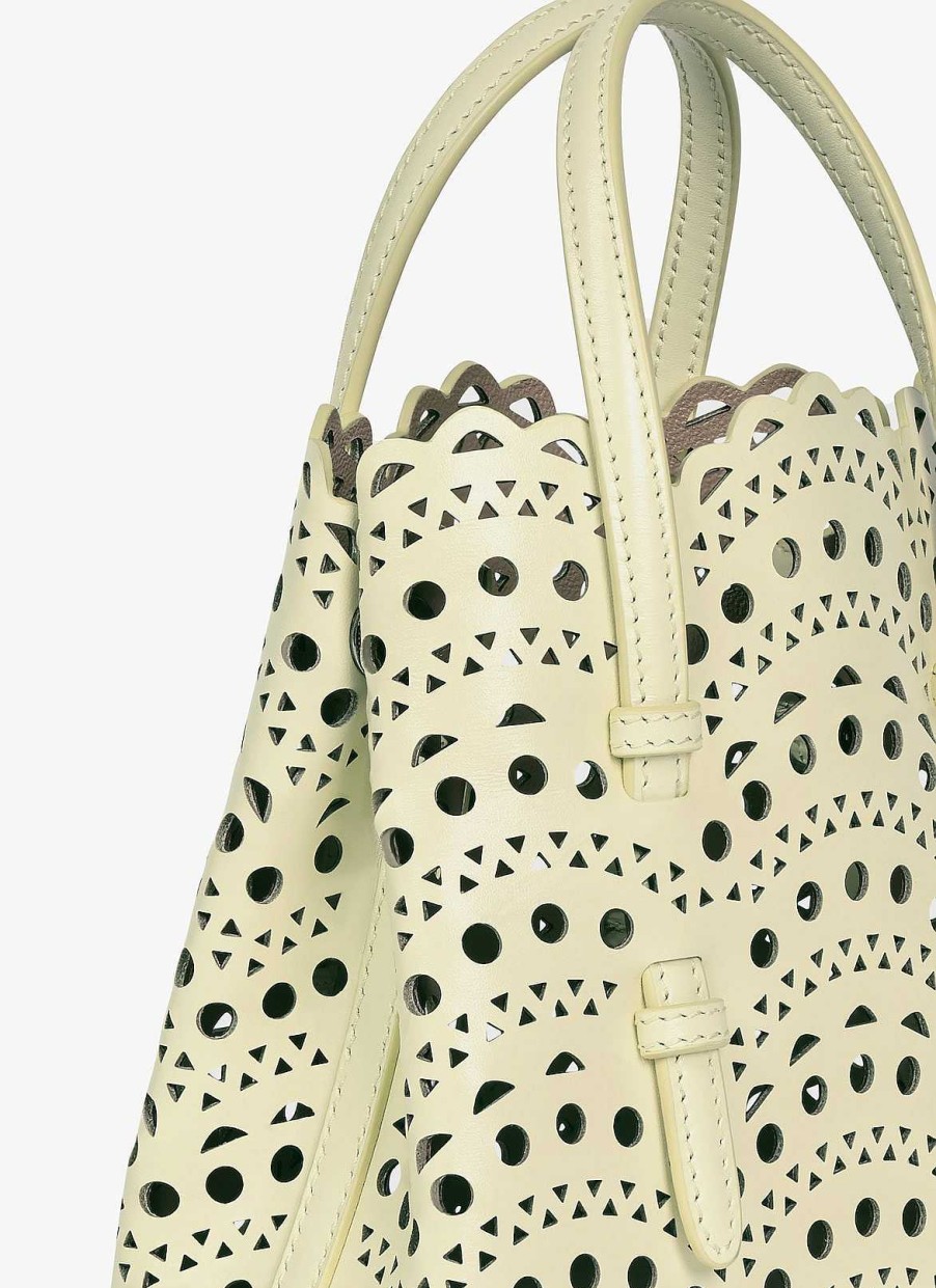 Sacs Alaïa | Sac Mina 16 En Cuir De Veau Avec Vagues