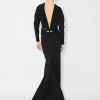 Pret A Porter Alaïa | Robe De Soiree Avec Bijou En Taffetas