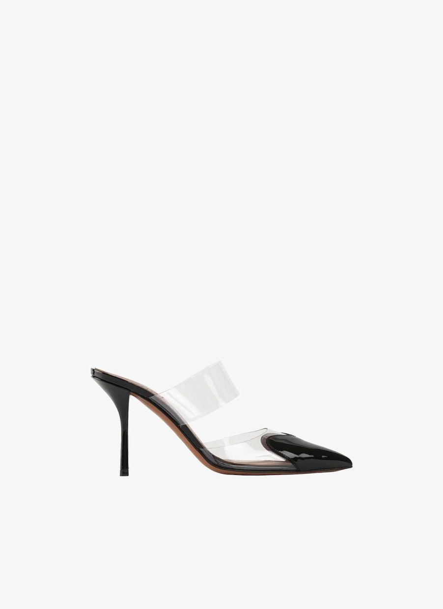 Chaussures Alaïa | Mule Forme Coeur En Veau Verni