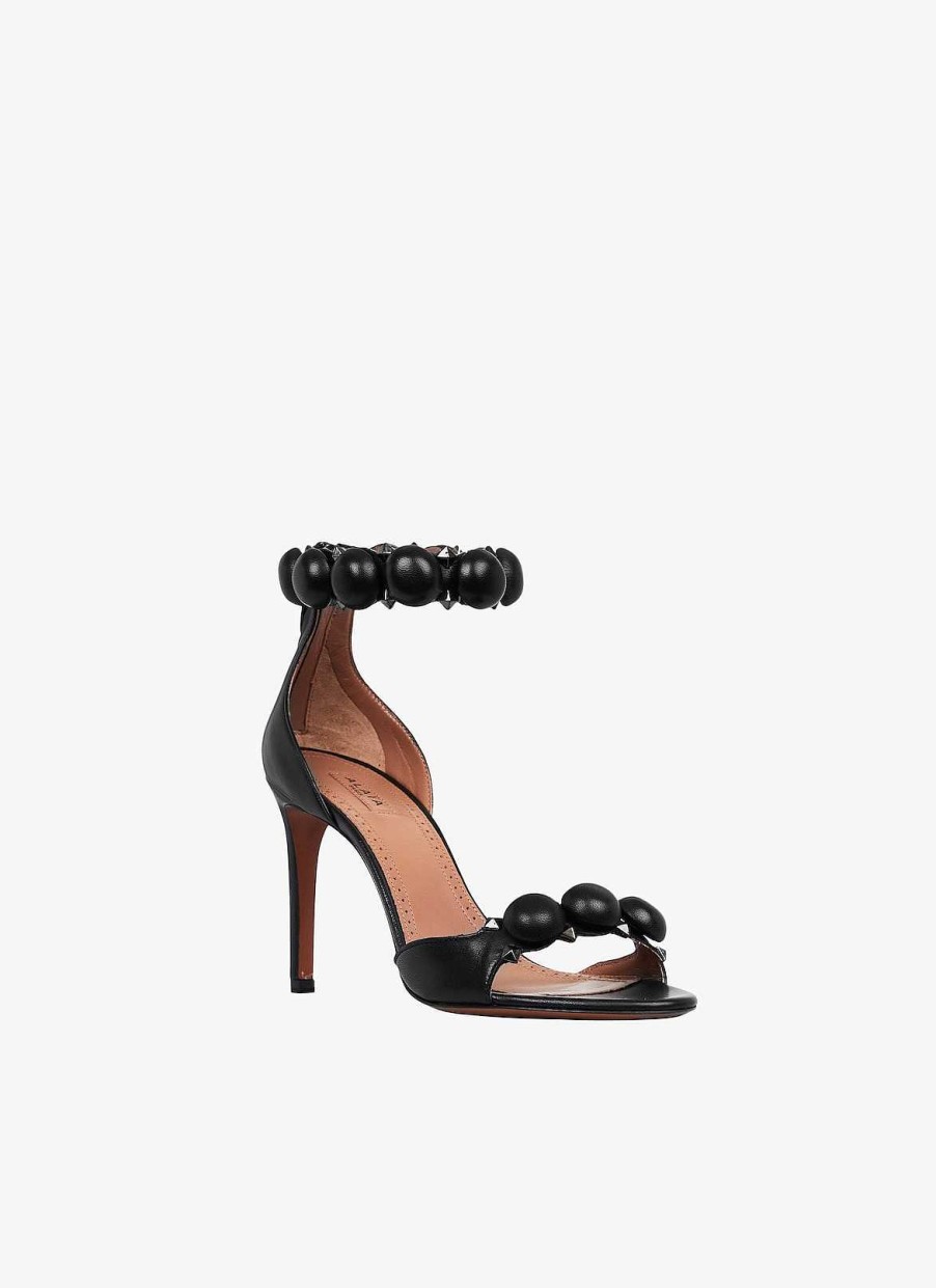 Chaussures Alaïa | Sandales En Cuir Bombe