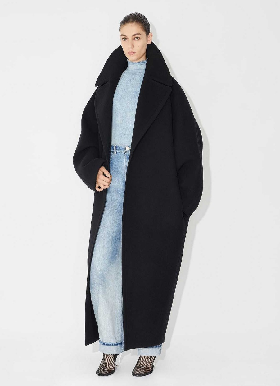 Pret A Porter Alaïa | Manteau En Laine Maxi