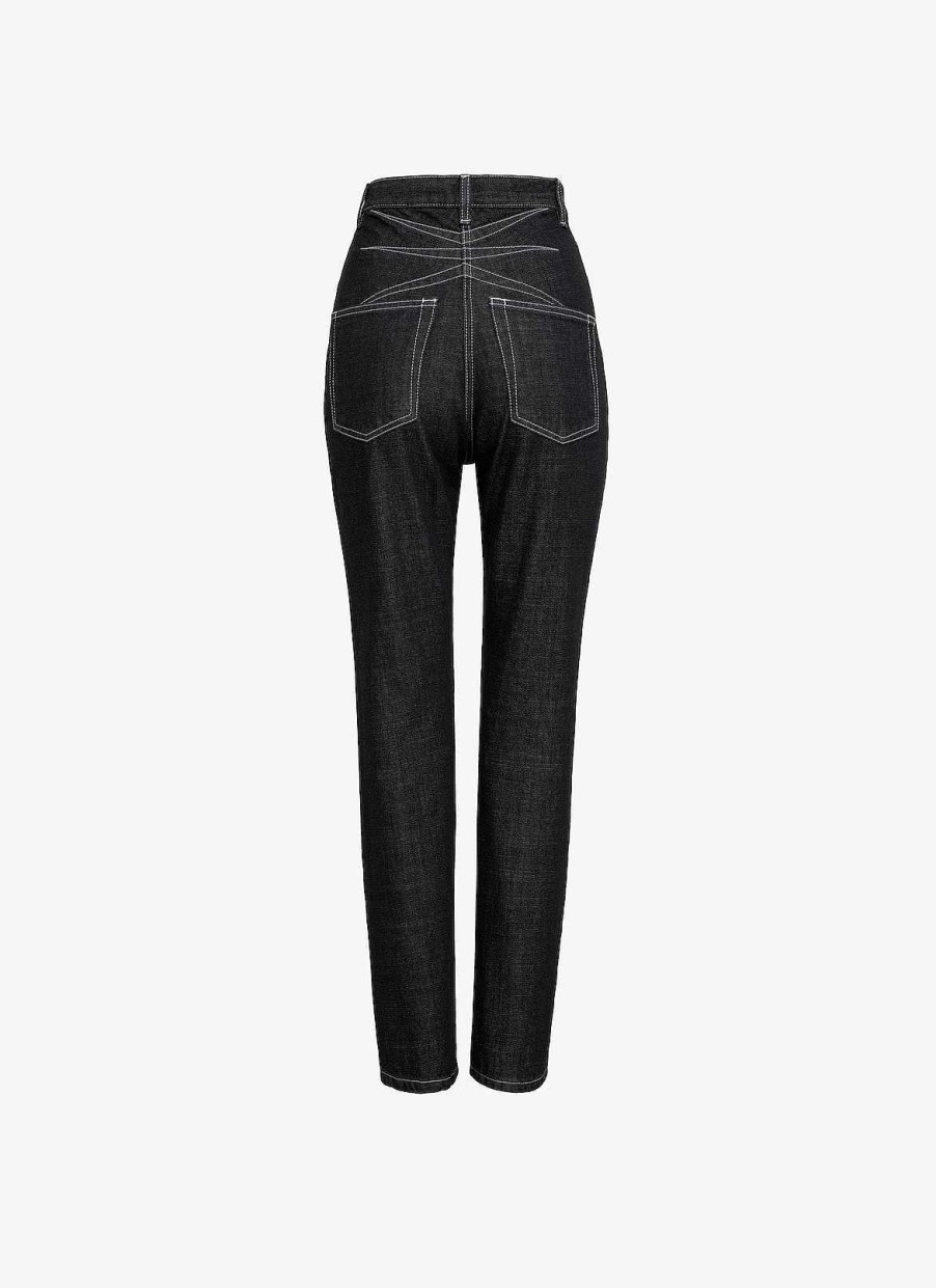 Pret A Porter Alaïa | Pantalon En Jean Taille Haute