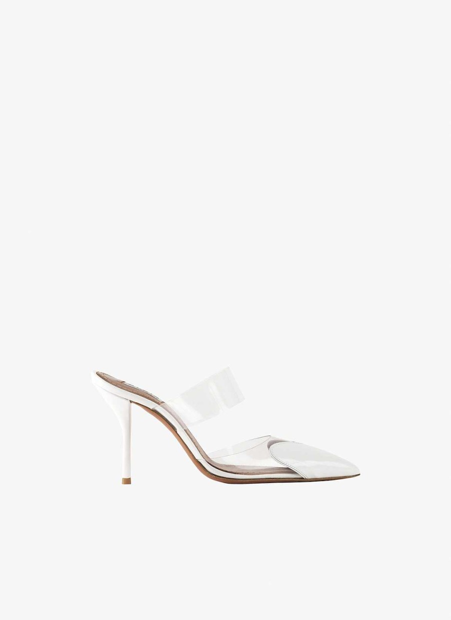 Chaussures Alaïa | Mule Forme Coeur En Veau Verni