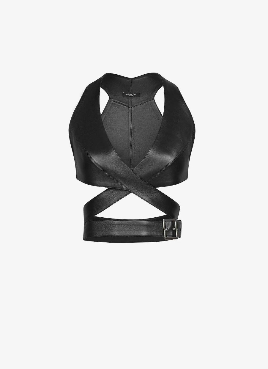 Pret A Porter Alaïa | Soutien-Gorge En Cuir