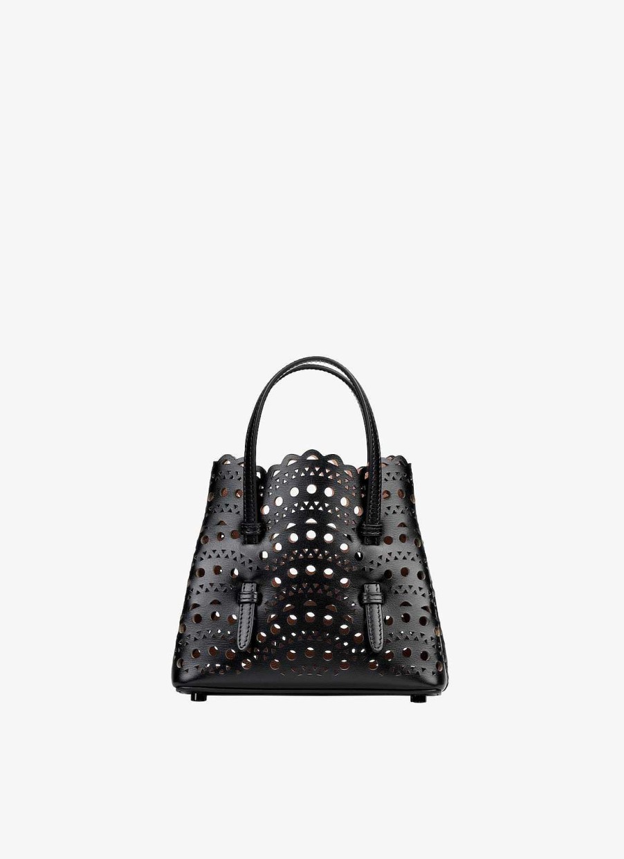 Sacs Alaïa | Sac Mina 16 En Luxueux Veau Vienne Ondule