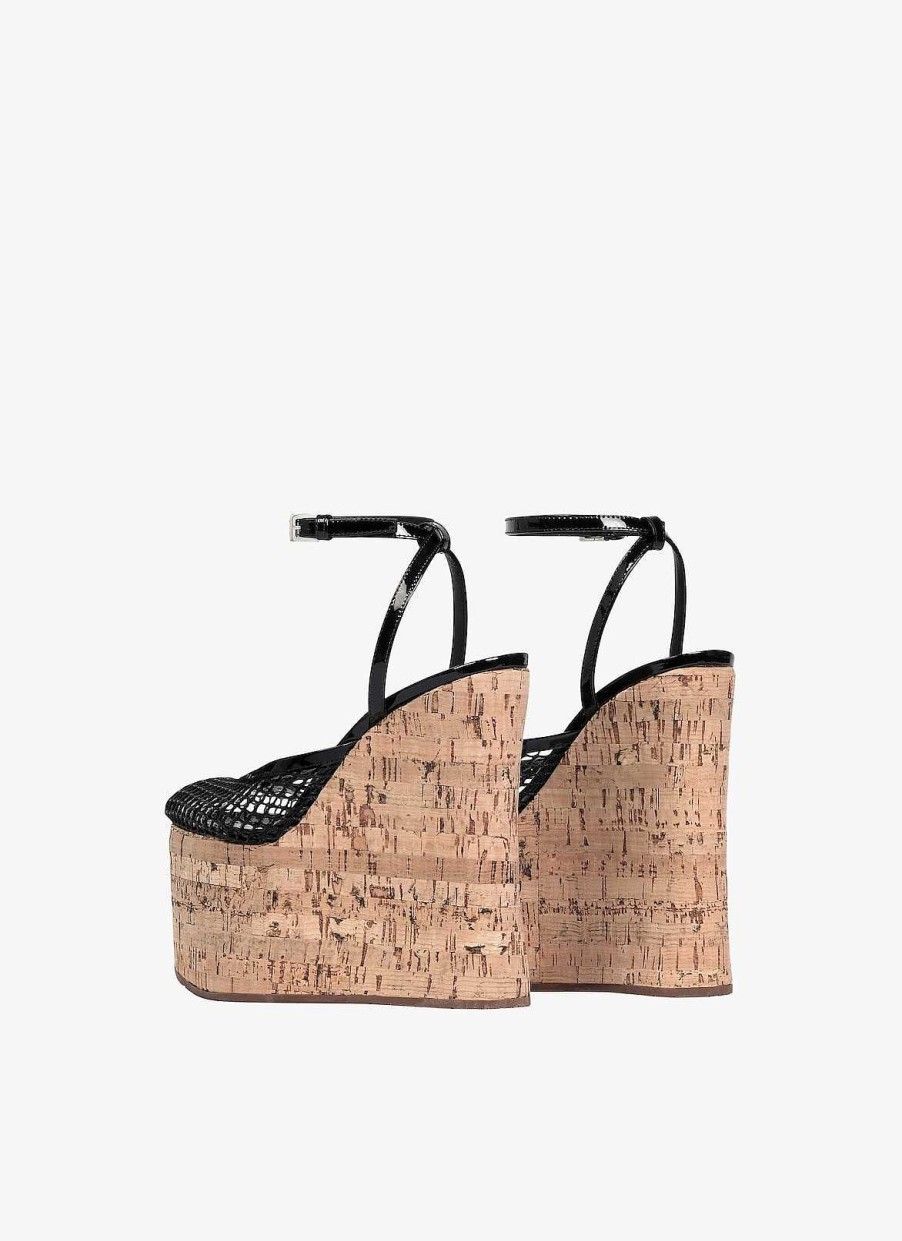 Chaussures Alaïa | Sandales Compensees En Cuir D'Agneau