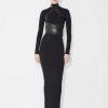 Pret A Porter Alaïa | Robe En Jersey Galonnante