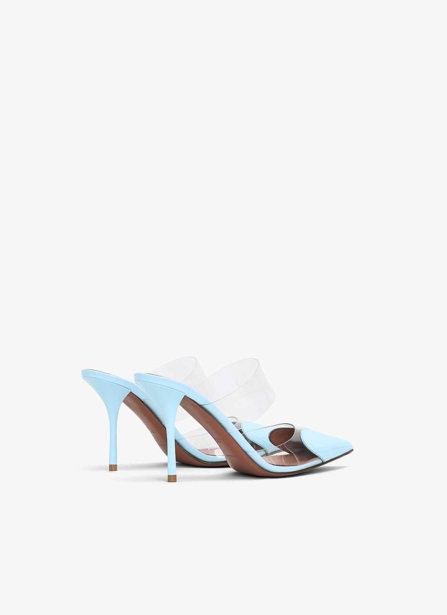 Chaussures Alaïa | Mule Forme Coeur En Cuir De Veau Peint