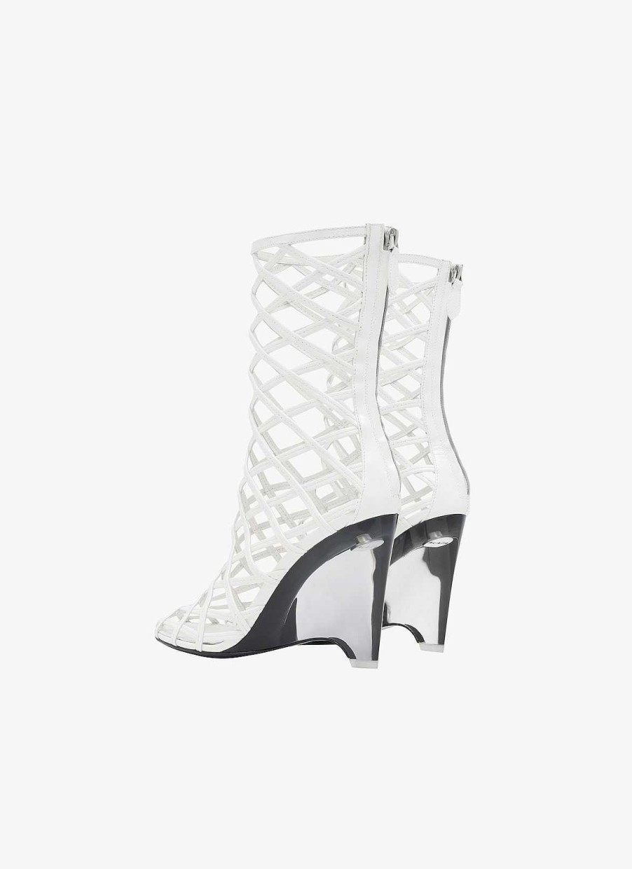 Chaussures Alaïa | Bottes Compensees La Cage En Agneau