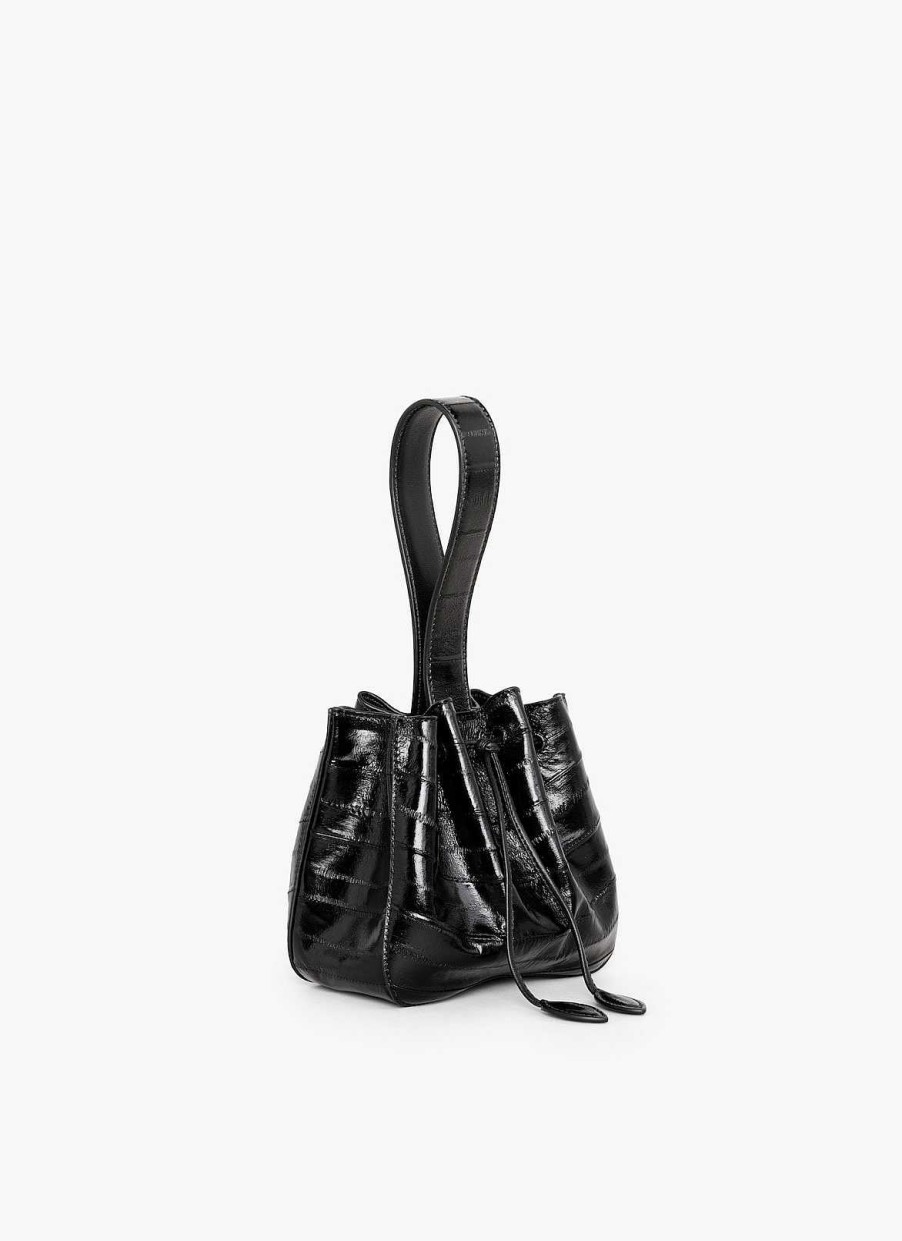 Sacs Alaïa | Sac Rose Marie En Cuir D'Anguille