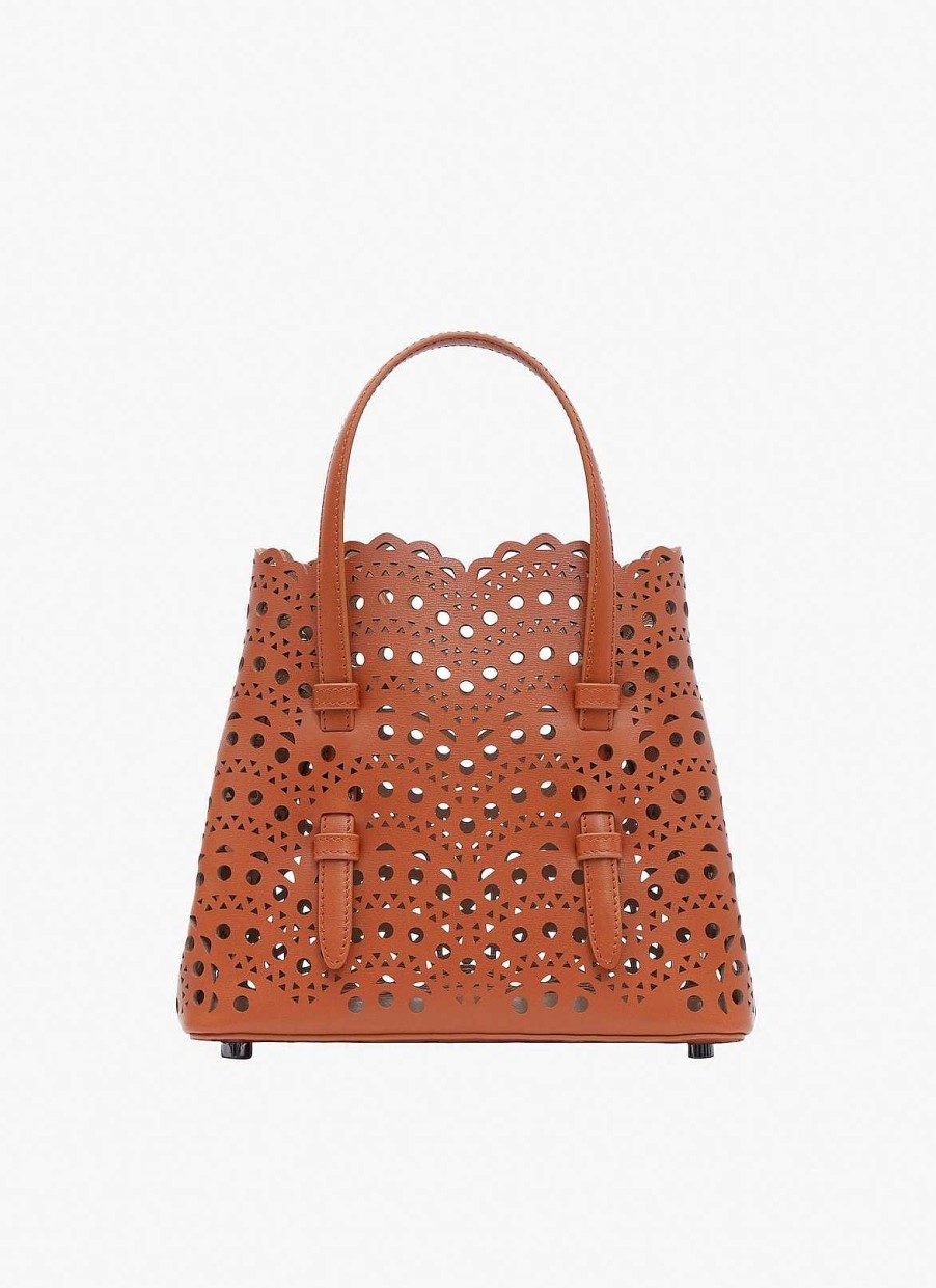 Sacs Alaïa | Sac Mina 25 En Luxueux Veau Vienne Ondule