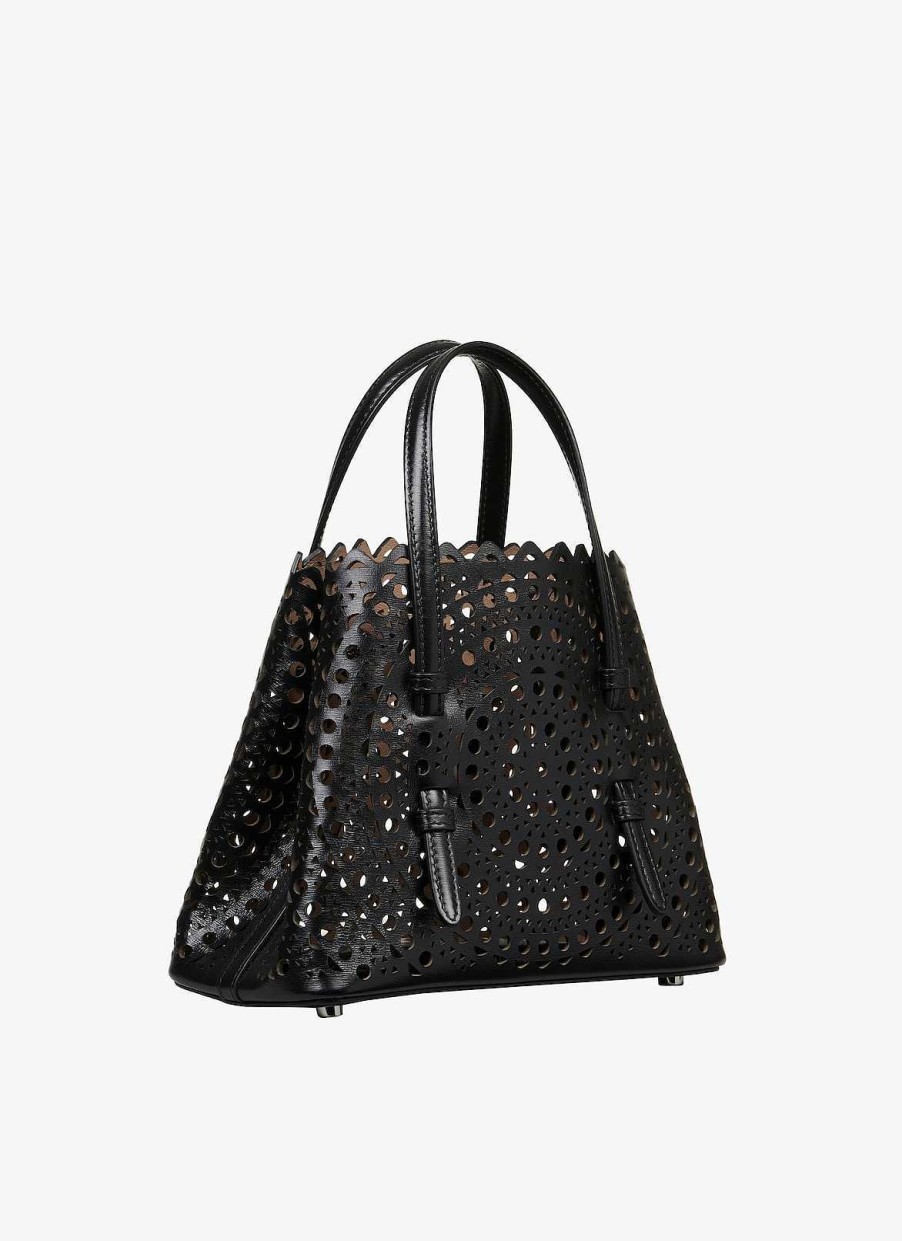 Sacs Alaïa | Sac Mina 25 En Luxueux Veau Vienne Ondule