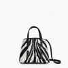 Sacs Alaïa | Mina 16 En Cuir De Veau Imprime Zebre