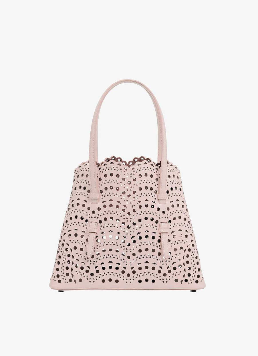 Sacs Alaïa | Sac Mina 25 En Cuir De Veau Avec Vagues