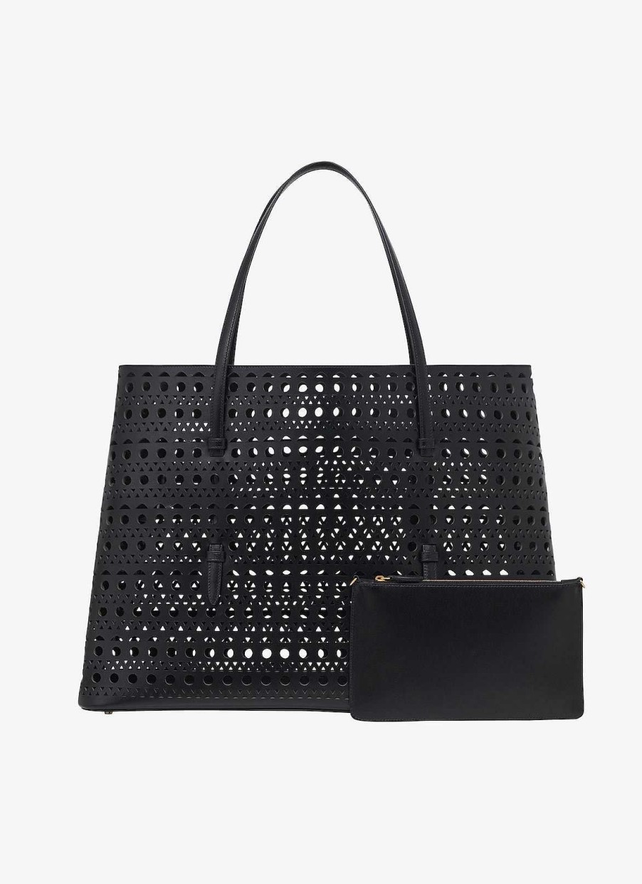 Sacs Alaïa | Sac Mina 50 En Veau Luxueux Vienne