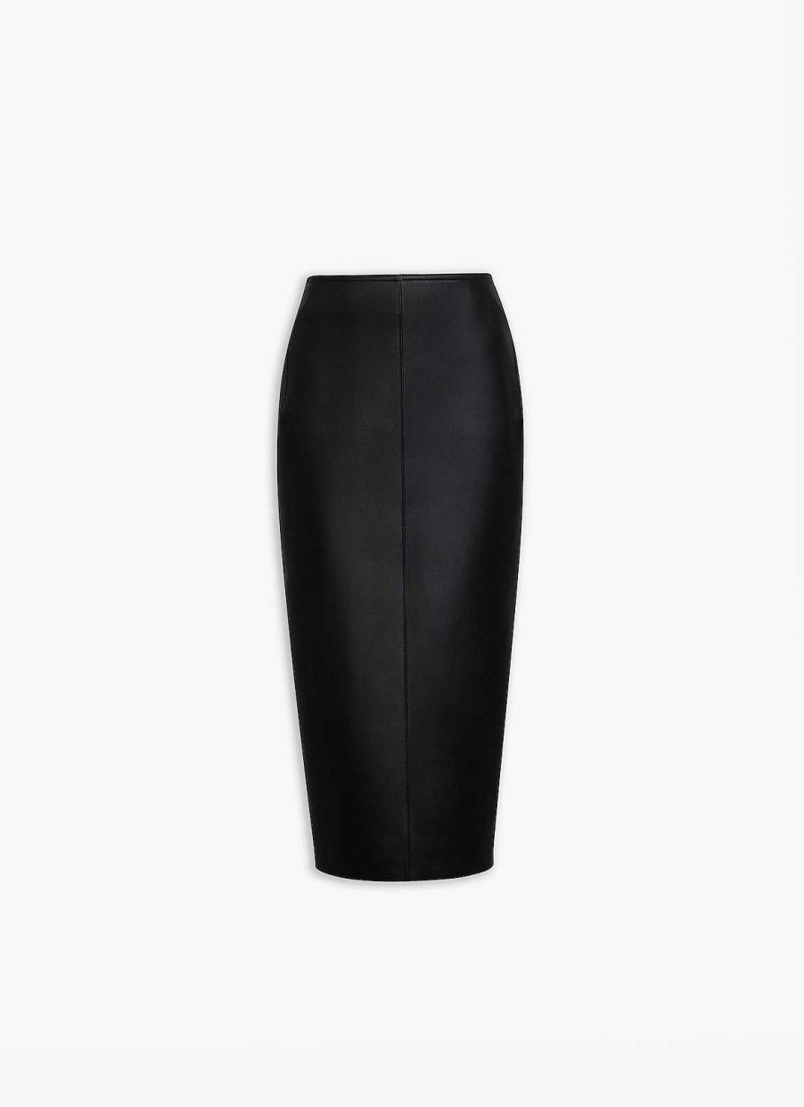 Pret A Porter Alaïa | Jupe Crayon En Cuir