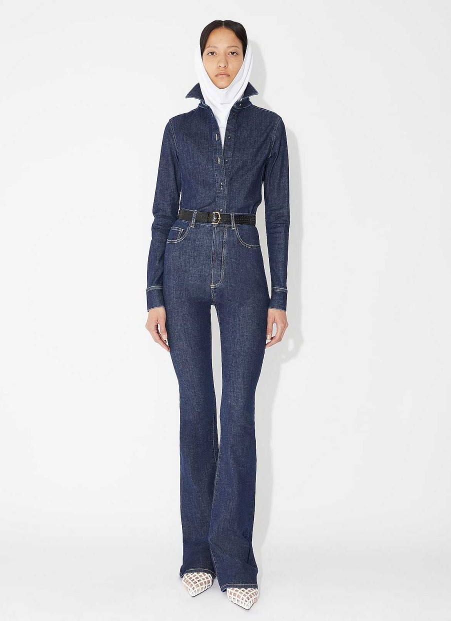 Pret A Porter Alaïa | Pantalon Long En Jean Bootcut