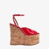 Chaussures Alaïa | Sandales Pointues Avec Compensee En Agneau