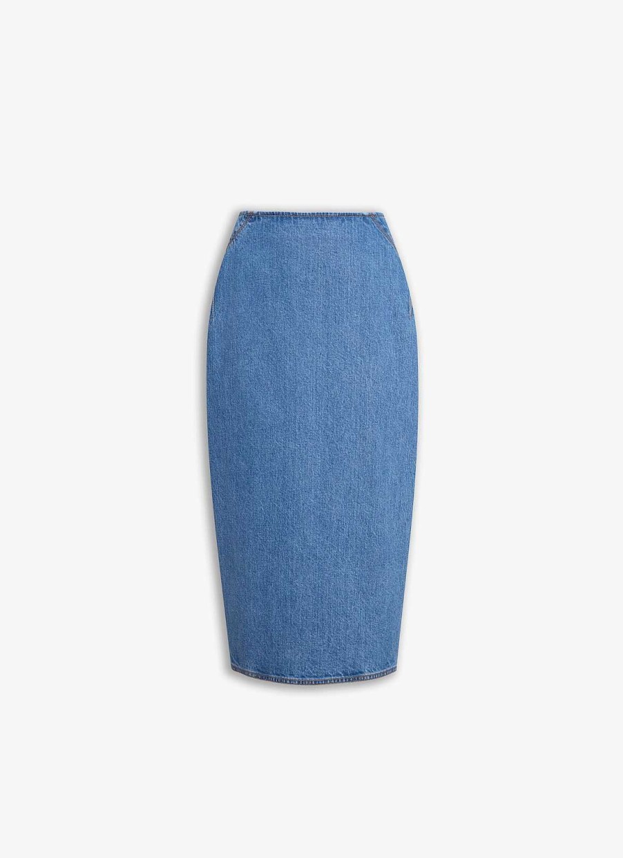 Pret A Porter Alaïa | Jupe Crayon En Jean